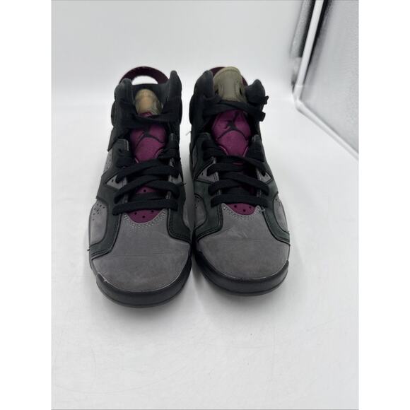 Size 5 (GS) - Jordan 6 Retro Mid Black - 384665-063 - Picture 1 of 8